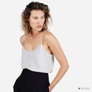 Everlane Light Grey Cami Camisole 100% Silk